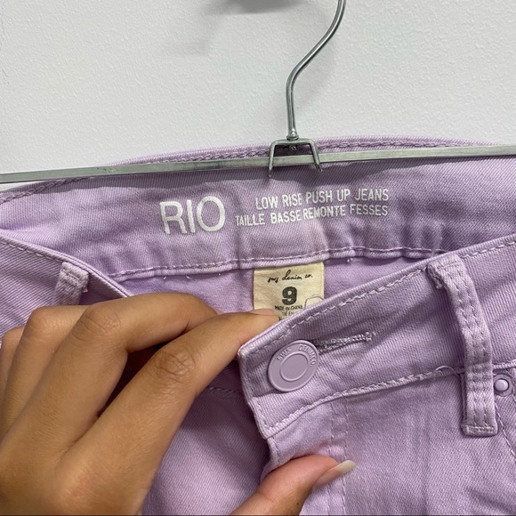 ✨NEW✨ LOW WAIST PURPLE SKINNY JEANS - Picture 3 of 8
